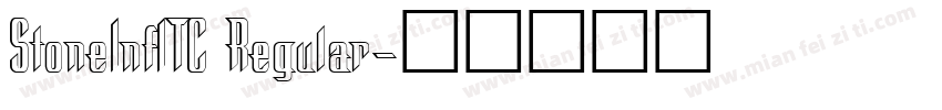 StoneInfITC Regular字体转换